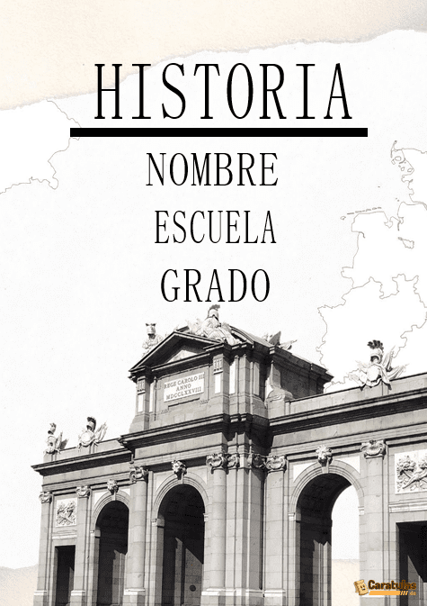 Portadas de Historia en Word 4 Portadas de Historia en Word